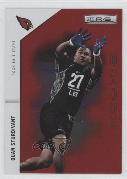 2011 Panini Rookies & Stars Longevity Rookie Ruby /150 Quan Sturdivant #227 RC - Image 1 of 2