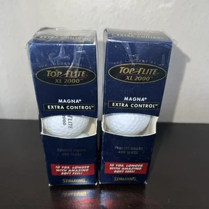 Spalding Top Flite XL 2000 Magna 6er Set Extra Control Golfbälle Neu im Karton - Bild 1 von 5