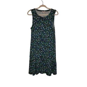 Loft outlet floral midi comfy dress size medium  - Picture 1 of 5