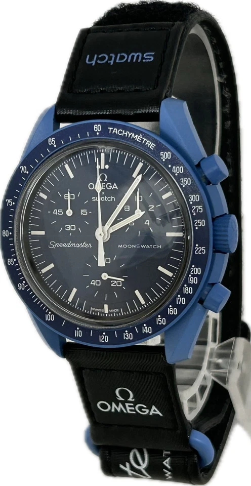 Omega Mission To Neptune SO33N100 Chronograph Quartz Mens Watch Excellent A4991 - Image 1 of 4