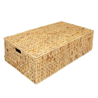 Water Hyacinth Under Bed Storage Box Trunk Chest Basket, Large or Extra Large - Image 1 of 3