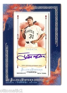 2011 TOPPS ALLEN GINTERS JOSE TABATA FRAMED MINI AUTO AUTOGRAPH - Picture 1 of 1