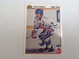 1991-92 Upper Deck Teemu Selanne Rookie Card No. 21 - Imagen 1 de 2
