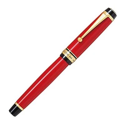Pluma Estilográfica Pilot Personalizada 845 Laca Vermilion Punta Fina 18K Nuevo en Caja FKV-5MR-R-F Foto 1 de 2