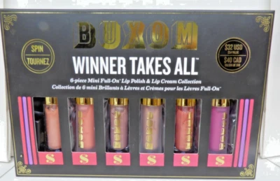 Buxom Winner takes All 6 pc lip polish cream Kit Chloe Sophia Trixie NIB - Image 1 of 2