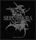 SEPULTURA - Patch Aufnäher - grey logo 8x10cm