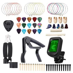 Gitarren-Zubehör-Set, leichte Gitarrensaiten, E-Gitarren-Zubehör - Bild 1 von 6