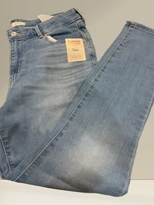 Signature by Levi Strauss & Co. Mid-Rise Skinny Jeans, Blue or Black Multi Size - Picture 1 of 9