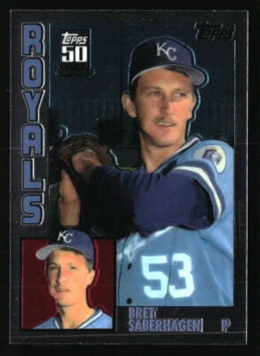 Bret Saberhagen 2001 Topps Traded & Rookies #T110 BASEBALL Card - Image 1 of 2