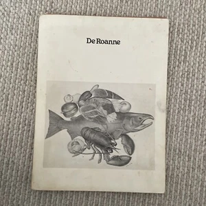 Menus, French Restaurant / DeRoanne. 1986 - Picture 1 of 3