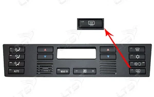 BMW E53 E39 M5 X5 Replacement Climate A/C Control Panel Rear Demister Button - Picture 1 of 1
