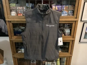 NWT MOET HENNESSY Embroidered Gray Full Zip SPYDER Vest Jacket SZ M - Cool - Picture 1 of 15