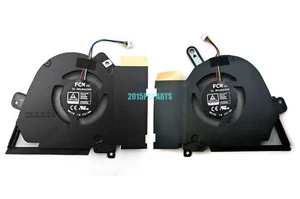 New for Asus TUF Dash F15 FX516 FX516P Air RTX3070 CPU & GPU Cooling Fans 12V - Afbeelding 1 van 2
