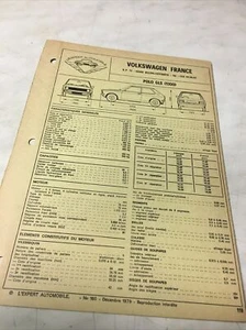 Enchufe Automoción Volkswagen Polo 1300 GLS Edición 1979 - Imagen 1 de 3