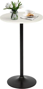 Modern Bar Table 40" Height Kitchen Dining Table Round Pub Table Hydraulic - Picture 1 of 6