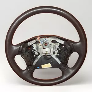 ⭐️ 2006-2010 HYUNDAI SONATA BLACK LEATHER STEERING WHEEL W/CRUISE EQUIPPED RADIO - Picture 1 of 8