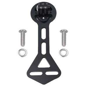 Sleek Bicycle Computer Mount for F12 F MOST and For Garmin Black Aluminum Alloy - Picture 1 of 12