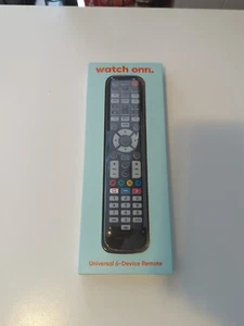 Cajas de cable Onn de 6 dispositivos de control remoto universal DVD Blu-ray HDTV - Imagen 1 de 2