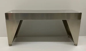 Gowning MMBT STAINLESS STEEL CLEANROOM BENCH 36" X 18" X 17.75" ADJUSTABLE FEET - Picture 1 of 2