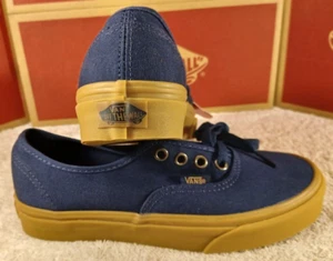 Vans Men's 5/Women's 6.5 Authentic (Light Gum) Dress Blue - VN0A38EMONY - Picture 1 of 12