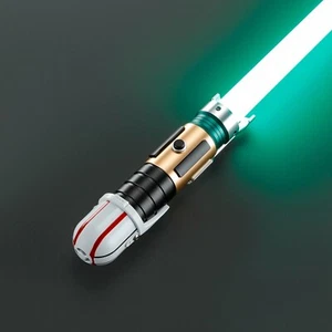 Star Wars Grogu Lightsaber Replica Force FX Heavy Dueling Rechargeable Metal APP - Picture 1 of 6