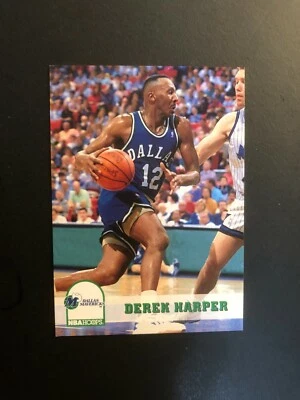 Nice 1993 DEREK HARPER  SkyBox Basketball Card # 45 Made in USA - Image 1 of 4