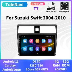 For Suzuki Swift 2004-2010 CarPlay Car Radio Head Unit GPS Android Video Player - Picture 1 of 30