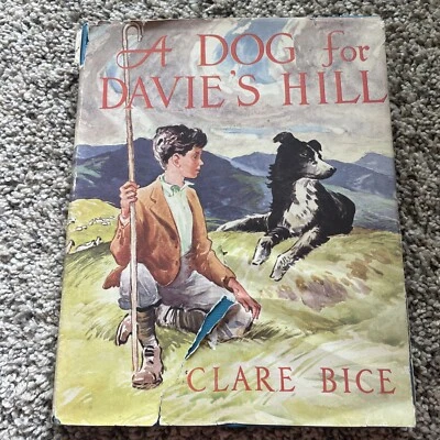 A Dog For Davie's Hill by Clare Bice 1956 Weekly Reader  - Hardcover DJ Foto 1 de 4