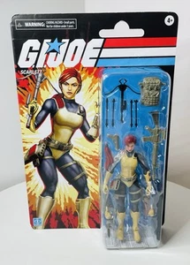 G.I. Figura de acción Joe Classified Series retro Cardback Scarlett 6” totalmente nueva - Imagen 1 de 7
