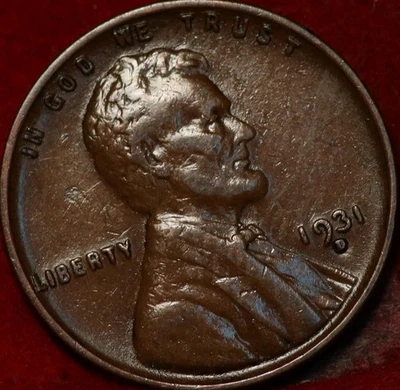 1931-D Denver Mint Copper Lincoln Wheat Cent - Image 1 of 2