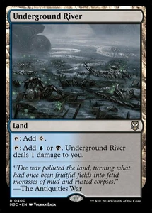 Underground River Light Play, English Magic the Gathering MTG Commander: Modern - Picture 1 of 1