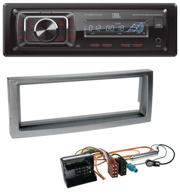 JBL SD AUX MP3 USB Bluetooth Autoradio für Citroen C5 Peugeot 407 ab 04 grau-met - Bild 1 von 4