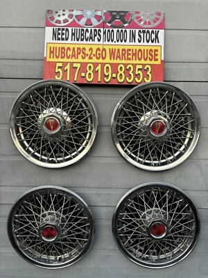 Tapacubos de cable Pontiac Firebird Tempest Grand Prix 1977-81 4 OEM excelente estado Foto 1 de 4