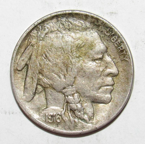 1916 Buffalo Nickel XF (T27) Cover