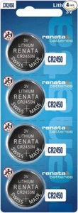 Renata CR2450N Batteries - 3V Lithium Coin Cell 2450 Battery (4 Count) - Picture 1 of 2