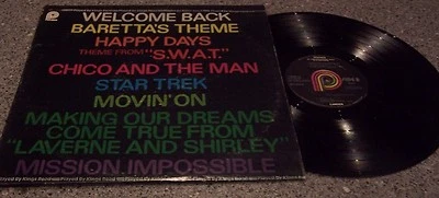 Kings Road "Today's T.V. Hits" LP 70'S TV SITCOMS, BARETTA, STAR TREK, ETC. - Image 1 of 3