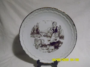 C3/  ASSiETTE DECORATIVE EN PORCELAINE FRELON VILLEDIEU 363320..BERGERES MOUTONS - Picture 1 of 5