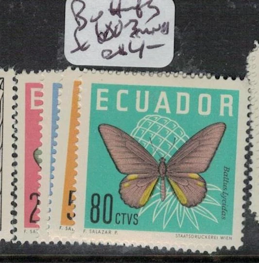 Ecuador Butterfly SC 680-3 MNH (2eel) Foto 1 de 1