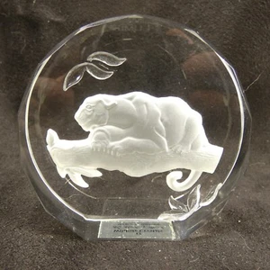 Danbury Mint Wildlife Crystal's  Collection 3" W. Germany SUMATRAN TIGER FMJYP - Picture 1 of 18