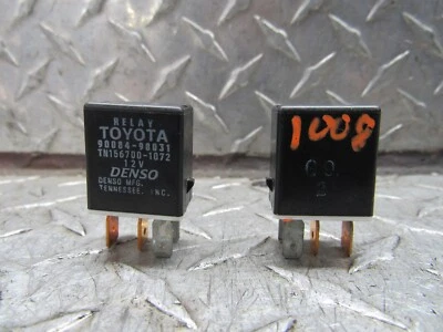 2006 PONTIAC VIBE MULTIPURPOSE 4 PIN RELAY 12V DENSO 90084-98031 SET 2 PCS - Image 1 of 3