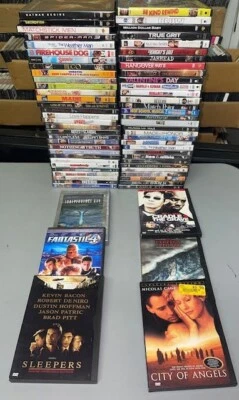 50 DVD movies! Wholesale assorted Used DVD Lot in great condition with cases! - Image 1 of 4