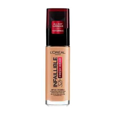 L'Oréal Paris Infallible 180 Golden Linen 32HR Fresh Wear Foundation SPF25 - Image 1 of 3
