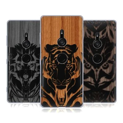 FUNDA DE GEL SUAVE HEAD CASE DESIGNS ESTAMPADOS EN MADERA DE ANIMALES PARA TELÉFONOS SONY 1 Foto 1 de 4