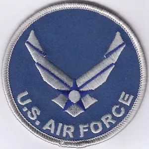 5 Pcs US AIR FORCE Logo Embroidered Patches 3" Diameter - Bild 1 von 1