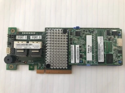 IBM ServerRAID M5110 8-CH SAS/SATA 6G PCI-E FRU: 00AE807 AND FLASH CARD: 46C9027 - Image 1 of 3
