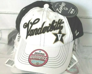 Vanderbilt Vogue Women's Team Visor Cap - 3 Pack Authentic Zephyr OLCP, White/Bl - Picture 1 of 6