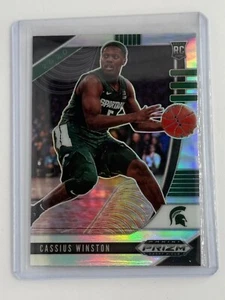 2020 Panini Prizm Draft Picks Collegiate Silver Cassius Winston #29 Rookie RC - Picture 1 of 2
