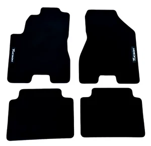 Car Floor Mats Velour For Hyundai Tucson Waterproof Black Carpet Auto Liners New - Bild 1 von 11