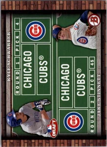 Bowman Draft Dual Draftees 2014 #DDSS Jake Stinnett Kyle Schwarber - casi nuevo-como nuevo - Imagen 1 de 2