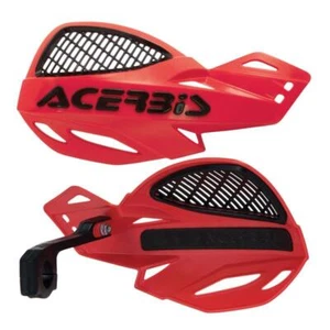 Par de guardamanos Acerbis Único + kit para Honda CRF 110 F 2019 - 2024 rojo negro - Imagen 1 de 1